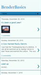 Mobile Screenshot of benderbasics.blogspot.com