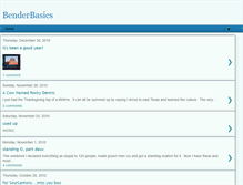 Tablet Screenshot of benderbasics.blogspot.com