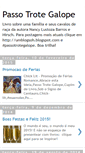 Mobile Screenshot of passotrotegalope.blogspot.com
