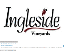 Tablet Screenshot of inglesidewinery.blogspot.com