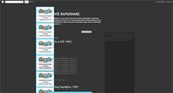 Desktop Screenshot of freemovierapidshare.blogspot.com