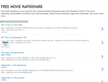 Tablet Screenshot of freemovierapidshare.blogspot.com