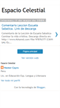 Mobile Screenshot of espaciocelestial.blogspot.com