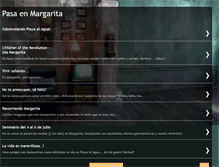 Tablet Screenshot of pasaenmargarita.blogspot.com