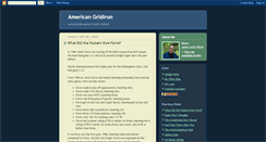 Desktop Screenshot of americangridiron.blogspot.com