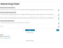 Tablet Screenshot of mesmerizing-clozet.blogspot.com