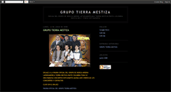 Desktop Screenshot of grupotierramestiza.blogspot.com