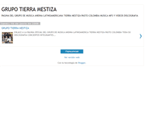 Tablet Screenshot of grupotierramestiza.blogspot.com