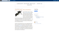 Desktop Screenshot of airsoftsniperriflesfacts.blogspot.com