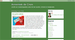 Desktop Screenshot of annemiekdecrom.blogspot.com
