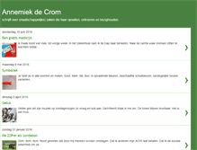 Tablet Screenshot of annemiekdecrom.blogspot.com