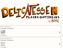 Tablet Screenshot of delicatessenbymone.blogspot.com