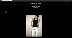 Desktop Screenshot of hipstercunt.blogspot.com