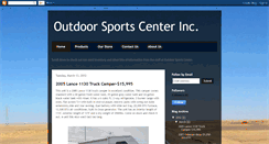 Desktop Screenshot of outdoorsportscenter.blogspot.com