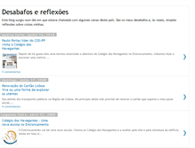 Tablet Screenshot of desabafosereflexoes.blogspot.com
