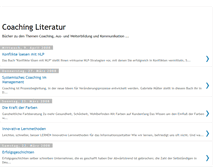 Tablet Screenshot of coaching-literatur.blogspot.com