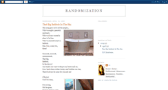 Desktop Screenshot of disillusionalrandomization.blogspot.com