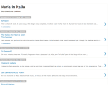 Tablet Screenshot of mariainitalia.blogspot.com