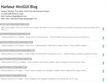 Tablet Screenshot of harbourminigui.blogspot.com