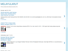 Tablet Screenshot of melayularut.blogspot.com