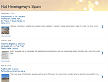 Tablet Screenshot of nothemingwaysspain.blogspot.com