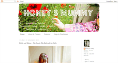 Desktop Screenshot of honeysmummy.blogspot.com