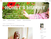 Tablet Screenshot of honeysmummy.blogspot.com