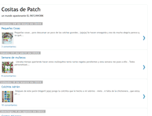Tablet Screenshot of cositasdepatch.blogspot.com