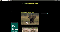 Desktop Screenshot of elephant-pictures.blogspot.com