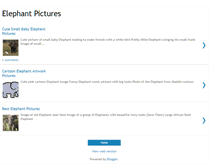 Tablet Screenshot of elephant-pictures.blogspot.com
