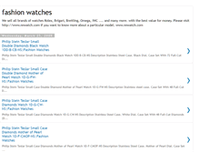 Tablet Screenshot of hot-fashion-watches.blogspot.com