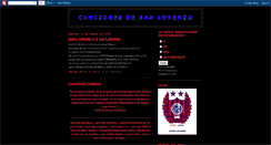 Desktop Screenshot of cancionesdelciclon.blogspot.com