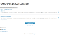 Tablet Screenshot of cancionesdelciclon.blogspot.com