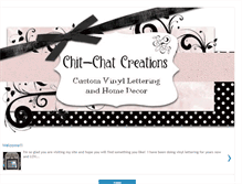 Tablet Screenshot of chitchatcreations.blogspot.com