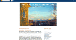 Desktop Screenshot of greenhomewhitemountains.blogspot.com