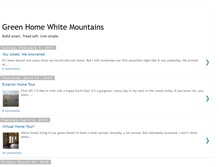 Tablet Screenshot of greenhomewhitemountains.blogspot.com