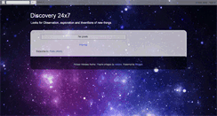 Desktop Screenshot of discovery24x7.blogspot.com