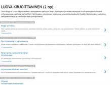 Tablet Screenshot of luovamarika.blogspot.com