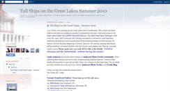 Desktop Screenshot of greatlakes-tallships-summer2010.blogspot.com