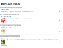 Tablet Screenshot of desenhodecrianssa.blogspot.com
