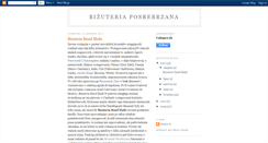 Desktop Screenshot of bizuteria-posrebrzana-n1t.blogspot.com