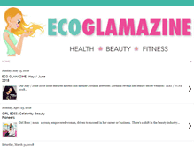 Tablet Screenshot of ecoglamazine.blogspot.com