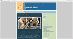 Desktop Screenshot of jabronitimes.blogspot.com