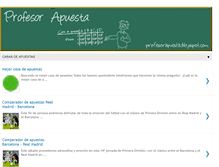 Tablet Screenshot of profesorapuesta.blogspot.com
