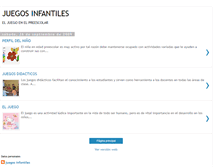 Tablet Screenshot of juegospreescolarsalgar.blogspot.com