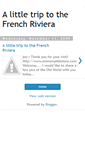 Mobile Screenshot of alittletriptothefrenchriviera.blogspot.com