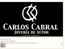 Tablet Screenshot of carlos-cabral.blogspot.com