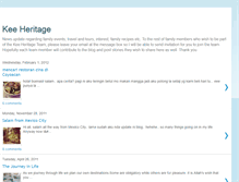 Tablet Screenshot of keeheritage.blogspot.com