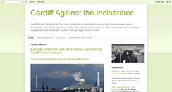 Desktop Screenshot of cardiffagainsttheincinerator.blogspot.com