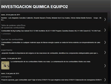 Tablet Screenshot of investigacionquimica2.blogspot.com